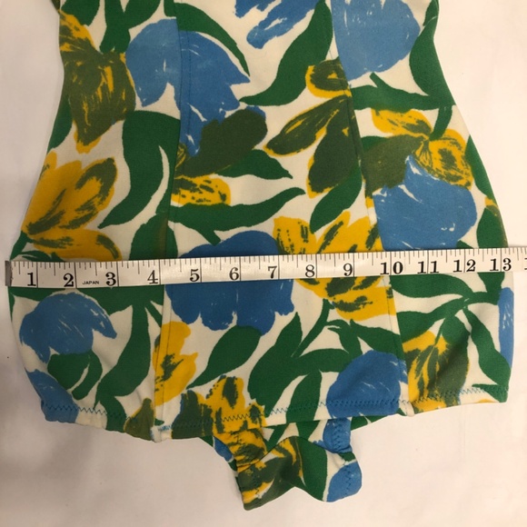 Tulip Floral Vintage One Piece Bathing Suit - Picture 4 of 11